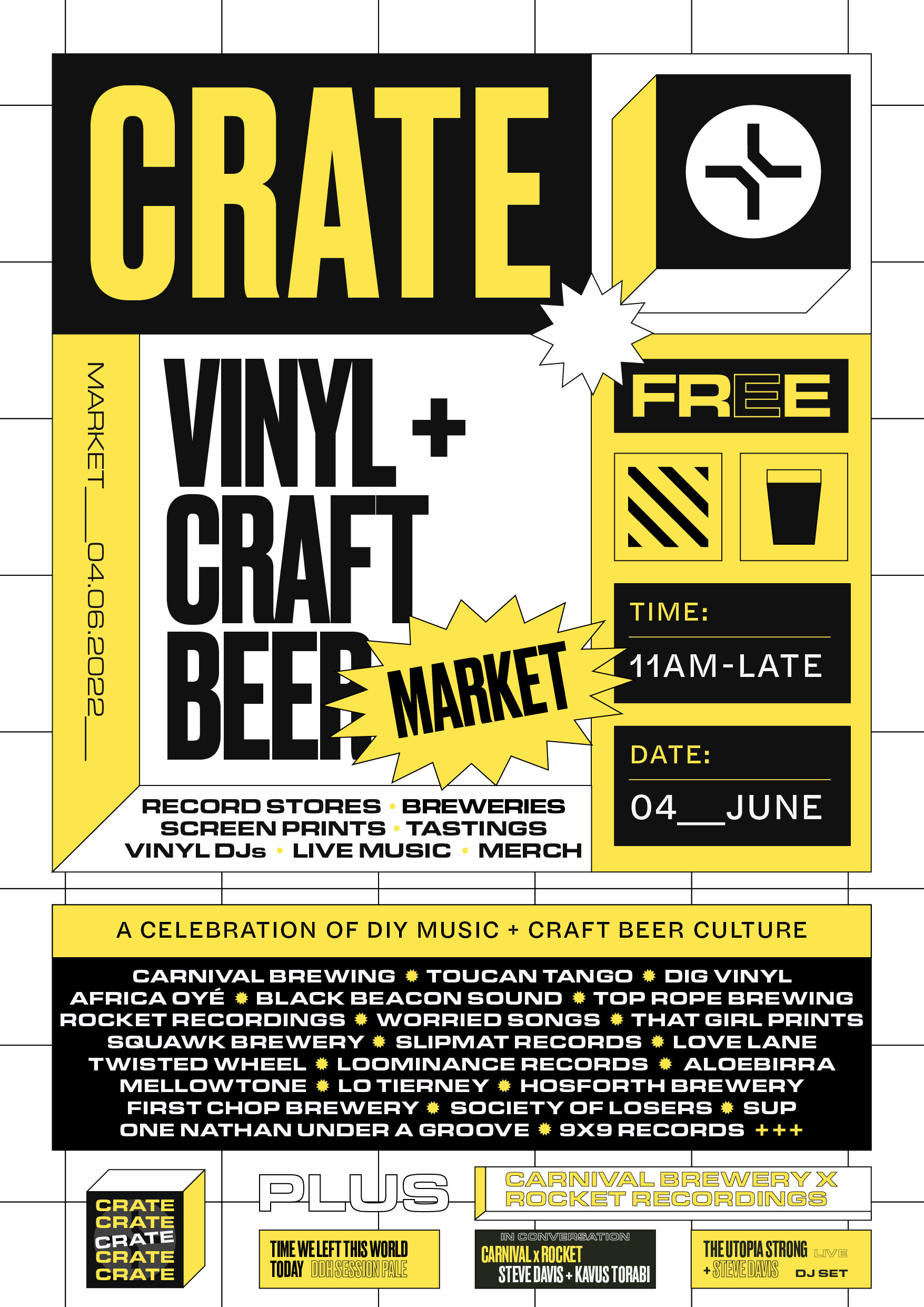 CRATE craft beer vinyl market June Birkenhead