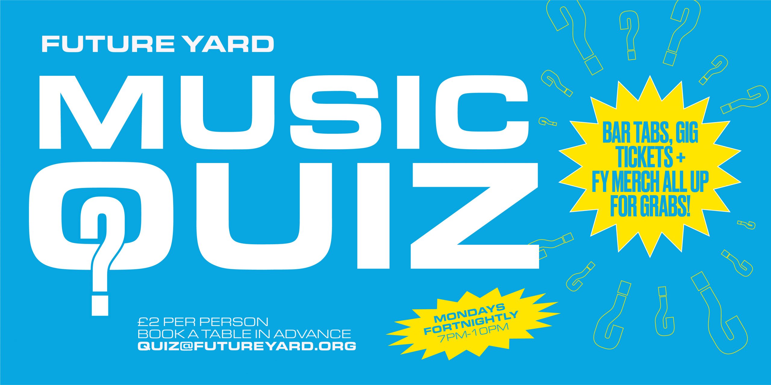 Music quiz Future Yard Birkenhead