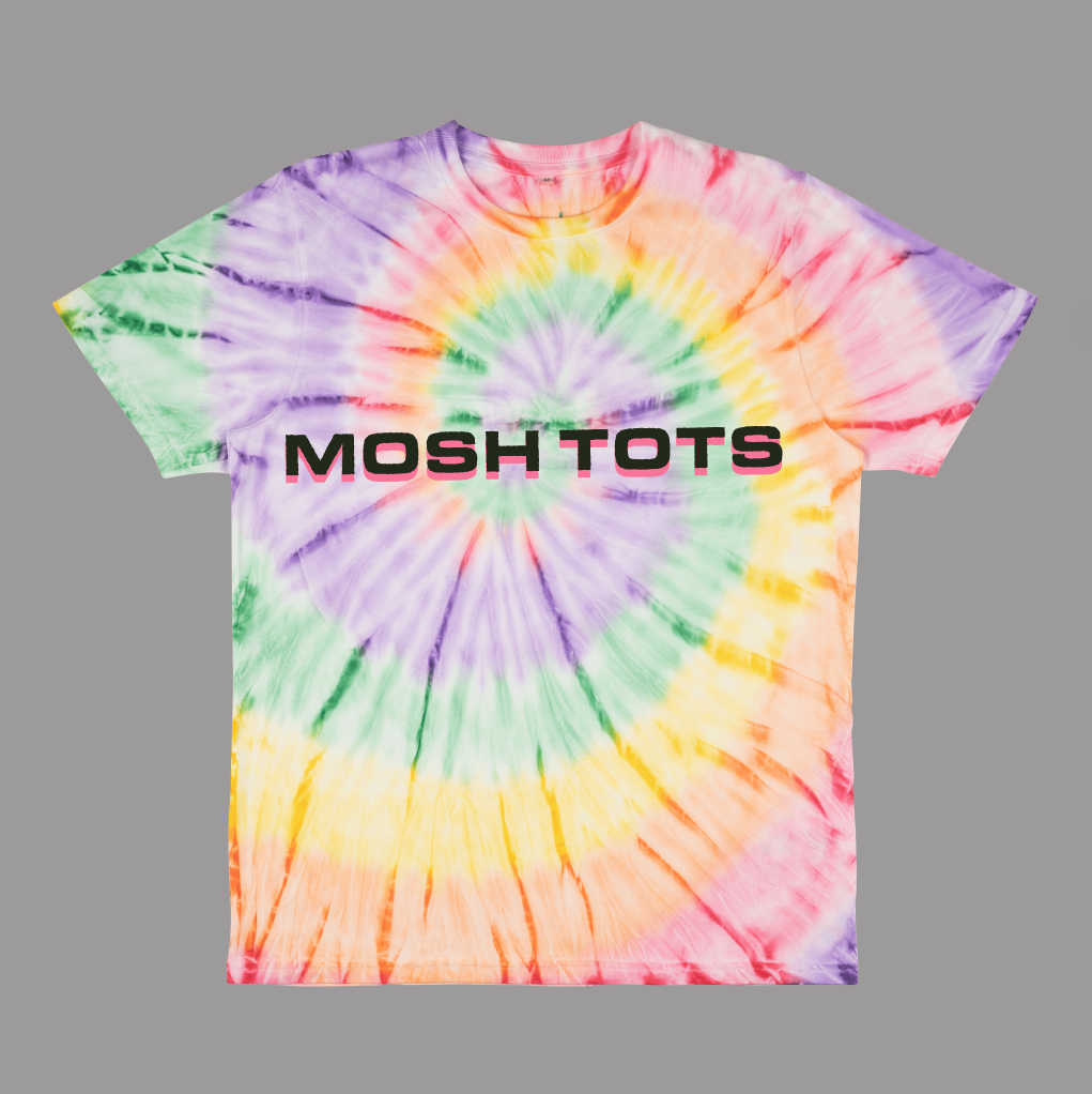 MOSH TOTS RAINBOW TIE-DYE KIDS T-SHIRT